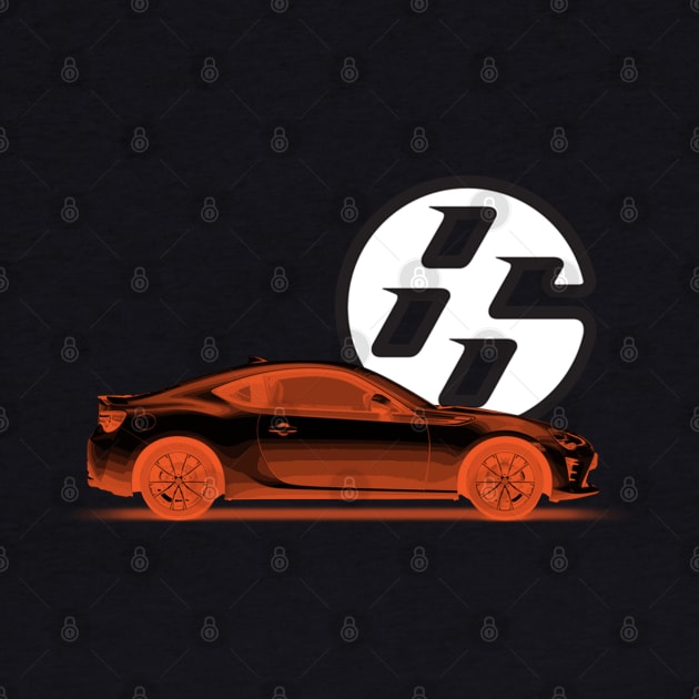 GT86 Body Black Orange by CharlieCreator